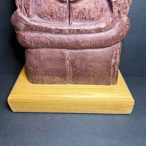 Constantin Brancusi The Kiss Handcrafted Wooden Reproduction Art Sculpture 7.5" - Picture 3 of 9